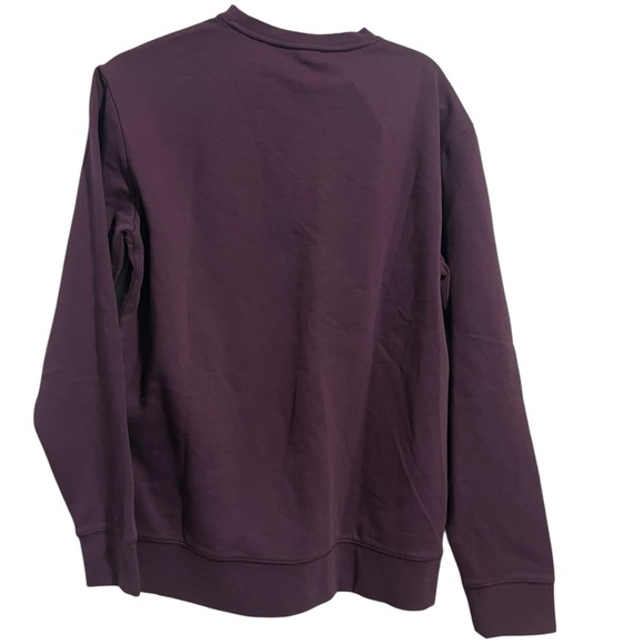 Express Men's Burgundy Crewneck - Picture 2 of 6